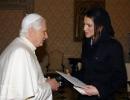 Королева Йорданії Раніа у Бенедикта XVI, 9.02.2007