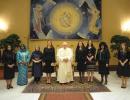 Папа прийняв на аудієнції дружин глав держав-членів Великої 8