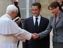 Ніколя та Карла Саркозі, Франція, та Бенедикт XVI
