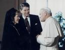 Рональд і Ненсі Рейган, США, у Івана Павла ІІ, 7.06.1987